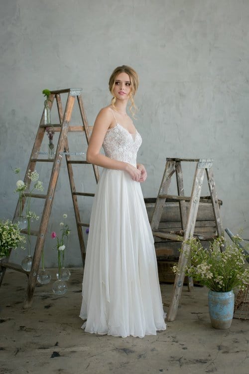 tulle sheath wedding dresses