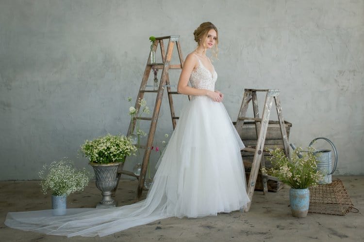 White sparkly 2024 ball gown